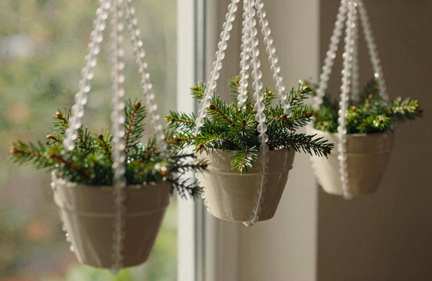 10 DIY Hanging Plant Holders You Can Make Today 3 beaded garland boho plant hanger