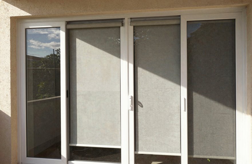 How to Cover Patio Doors: 5 Practical Methods †’ 5 Practical Methods to Cover Patio Doors 4 between the glass dust free shade systems