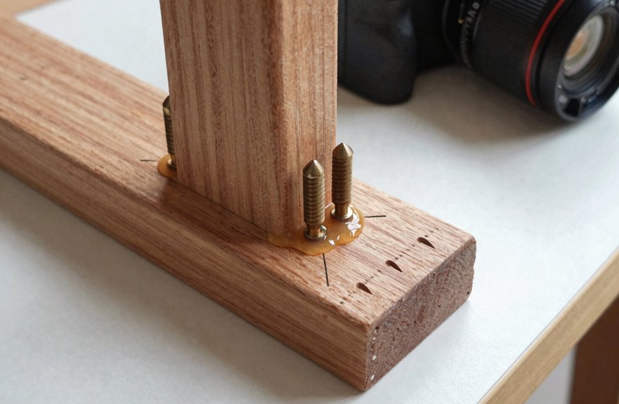 Build a Wood Plant Stand in 6 Simple Steps 4 dowels pockets and alignment