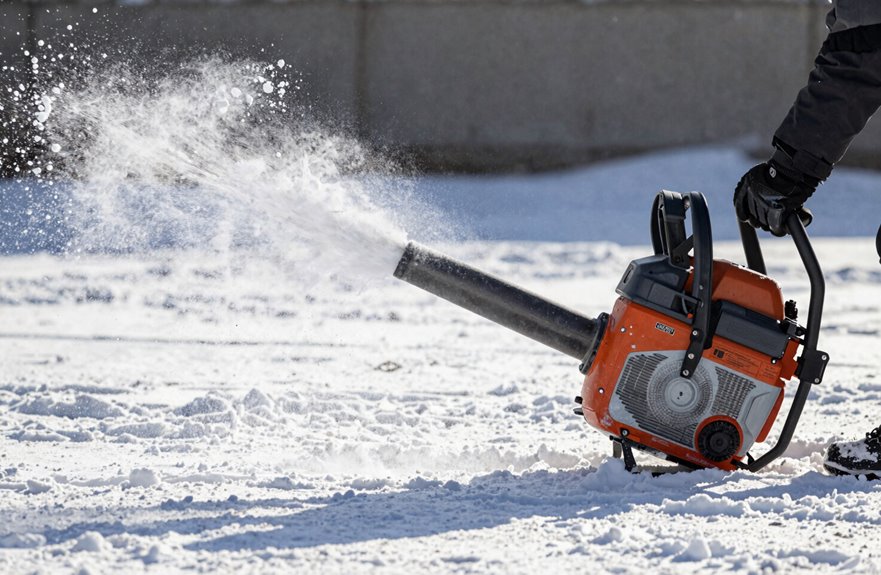 Does a Leaf Blower Work on Snow Effectively? 5 downwind snow blow technique