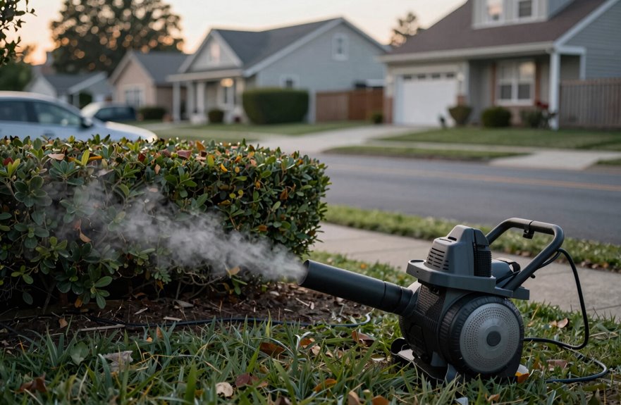 10 Key Differences Between Gas and Electric Leaf Blowers 3 electric yard tools quieter neighbor friendly