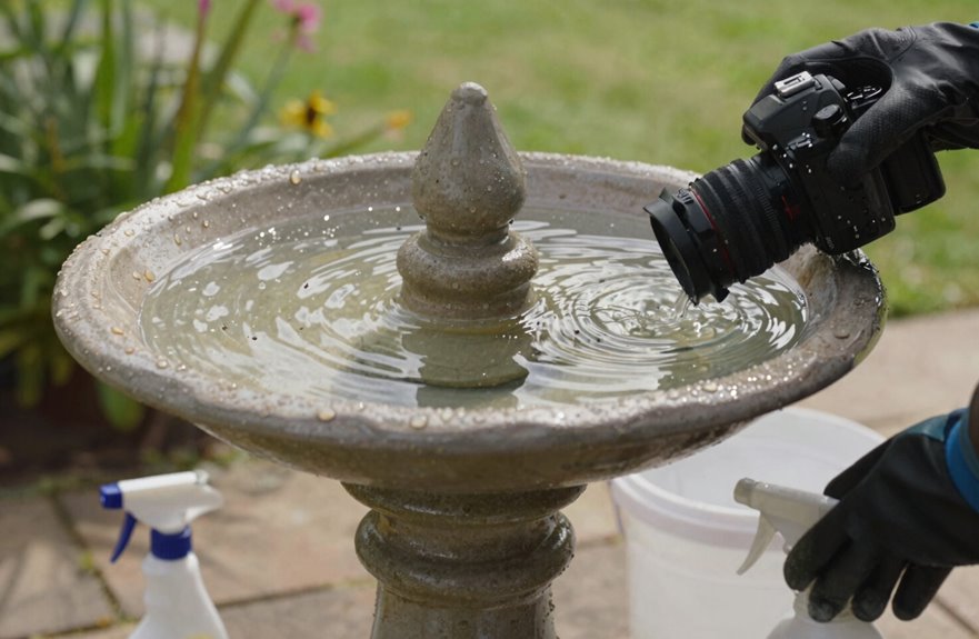 How Do Bird Baths Attract Mosquitoes and What to Do 3 flush weekly to break mosquito cycle