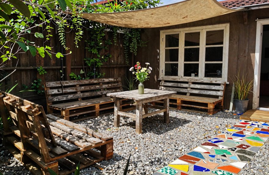 6 Patio Alternatives for Your Backyard 1 free pallets layered terrace budget friendly