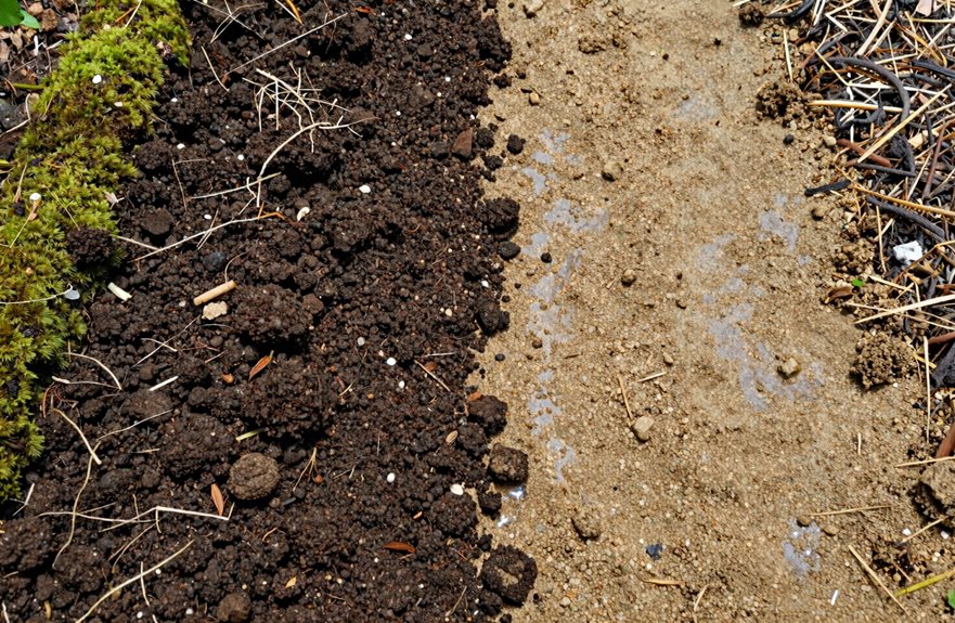 garden soil drains reliably topsoil variable