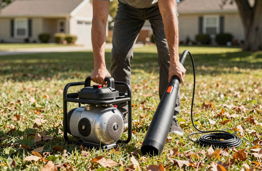 10 Key Differences Between Gas and Electric Leaf Blowers 5 gas engines bruise shoulders electric lighter
