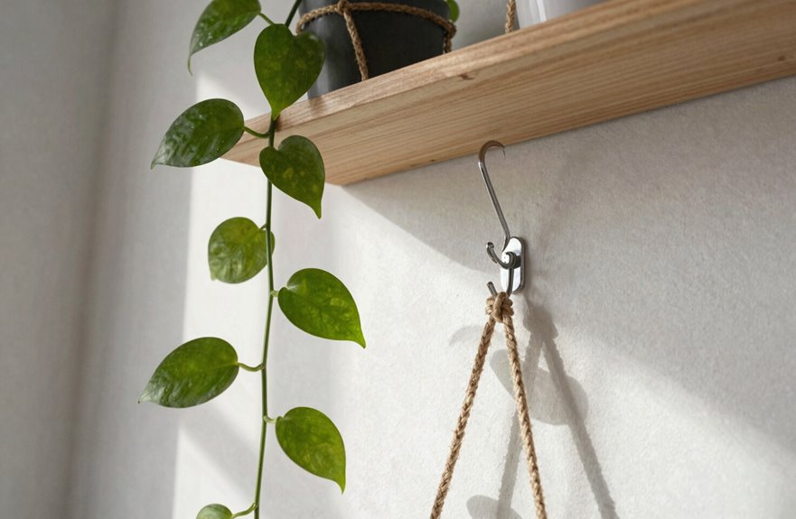 6 Steps to Hang Plants Indoors 3 hardware choices match plant weight safely