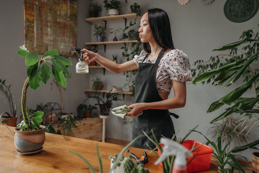 indoor plants care in five steps