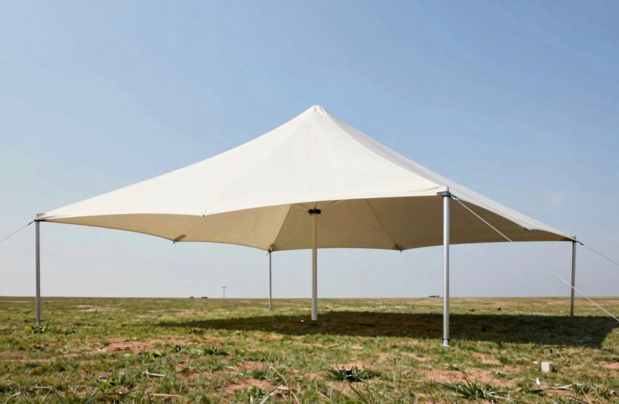 What Is the Largest Pop up Canopy? 1 largest pop up canopy 10x20 boundary to tents