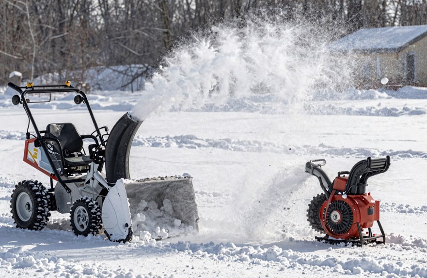 mechanical snow processing vs airflow removal
