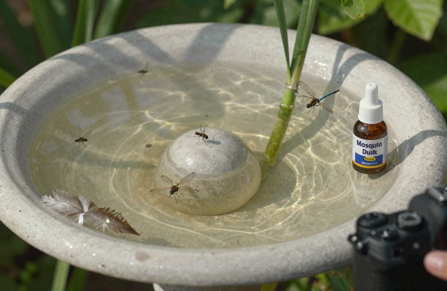How Do Bird Baths Attract Mosquitoes and What to Do 5 mosquito dunks safe for birds