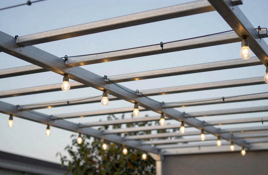 outdoor rated weatherproof string lights