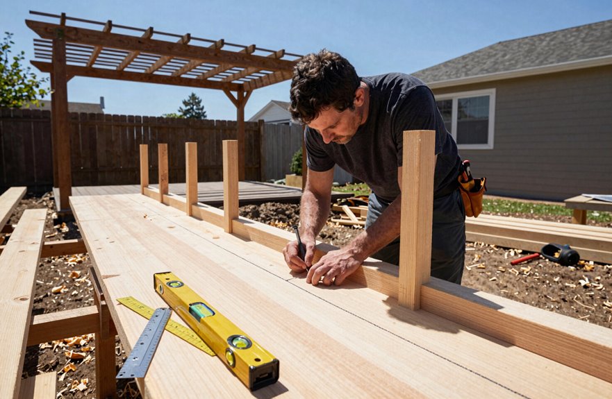 Build a Pergola in 6 Steps for Beginners 1 plan measure plan build