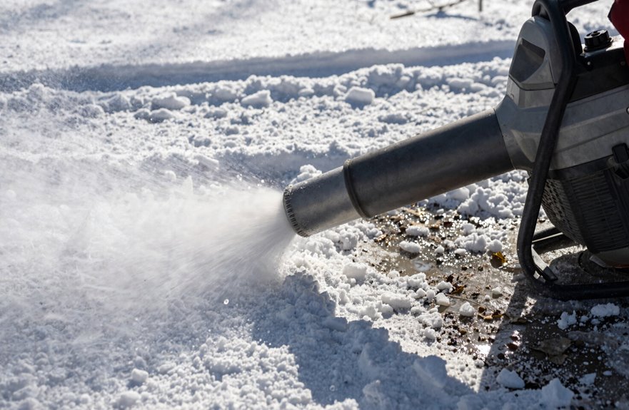 Does a Leaf Blower Work on Snow Effectively? 2 powder blows slush stalls