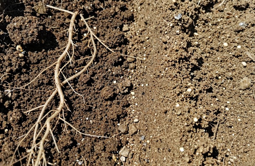 raised bed soil promotes drainage and aeration