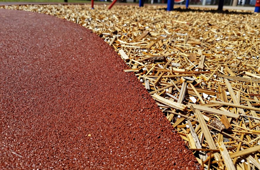 10 Key Differences Between Rubber and Wood Mulch for Playgrounds 1 rubber vs wood safety costs