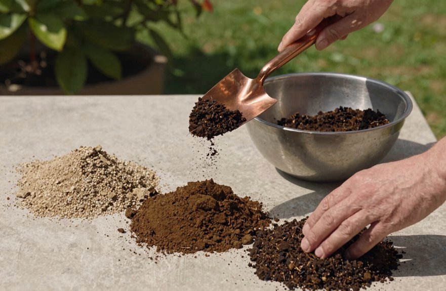 sandy clay dark compost