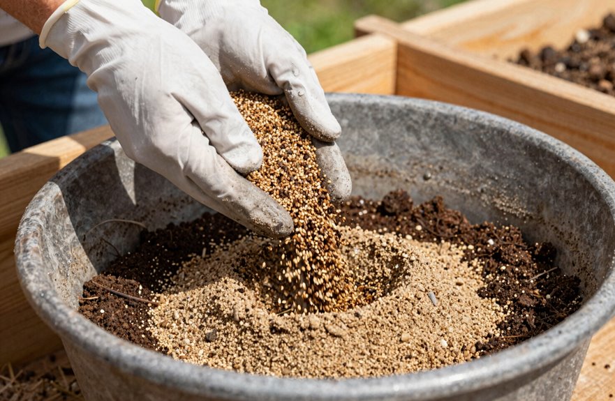 sandy soil potting blend