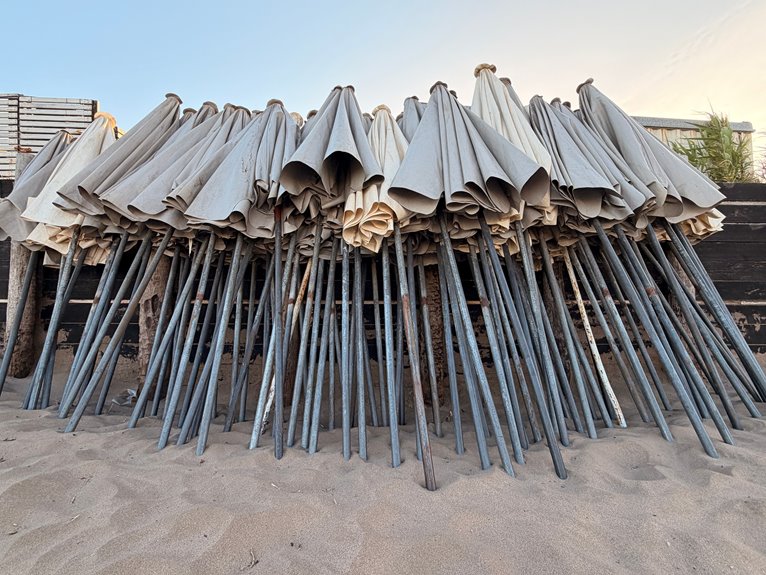 secure outdoor umbrella against wind