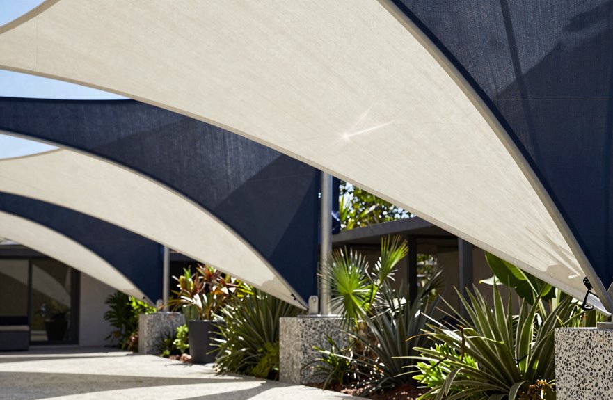 5 Outdoor Shade Structures Better Than Pergolas 4 shade sails for adaptable outdoor shade