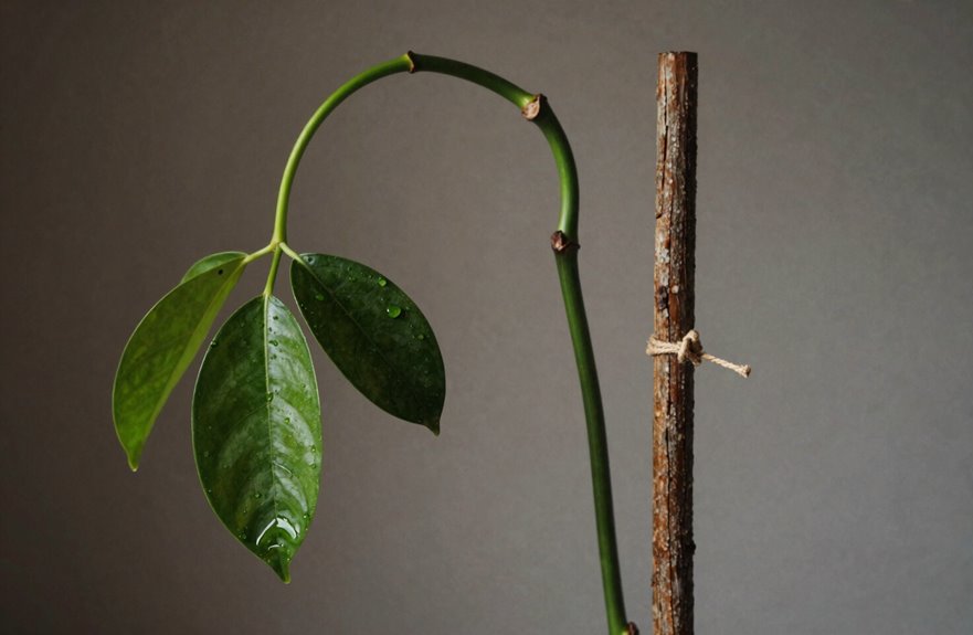 6 Ways to Make a Drooping Plant Stand Up Straight 1 stakes support upright loosen ties