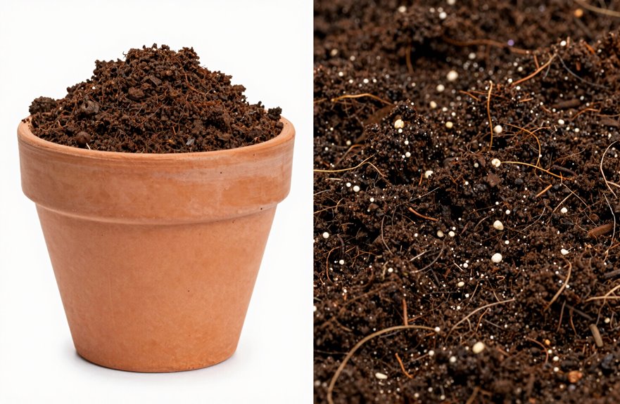 sterile potting soil living compost
