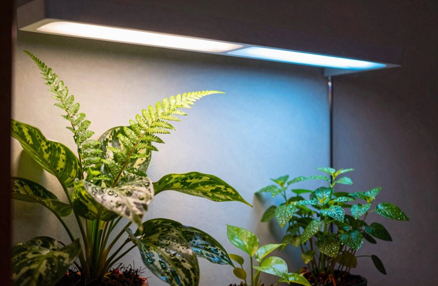 How to Use Different Light Types for Indoor Plants 4 two 60 cm t5 ho fixtures overhead
