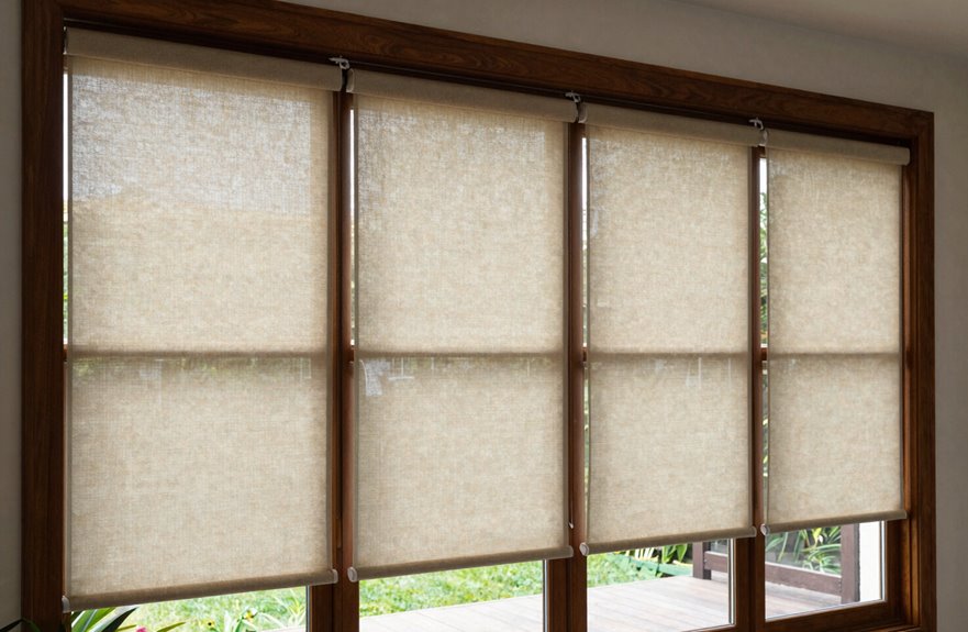 How to Cover Patio Doors: 5 Practical Methods †’ 5 Practical Methods to Cover Patio Doors 3 vertical blinds or roller shades glide effortlessly