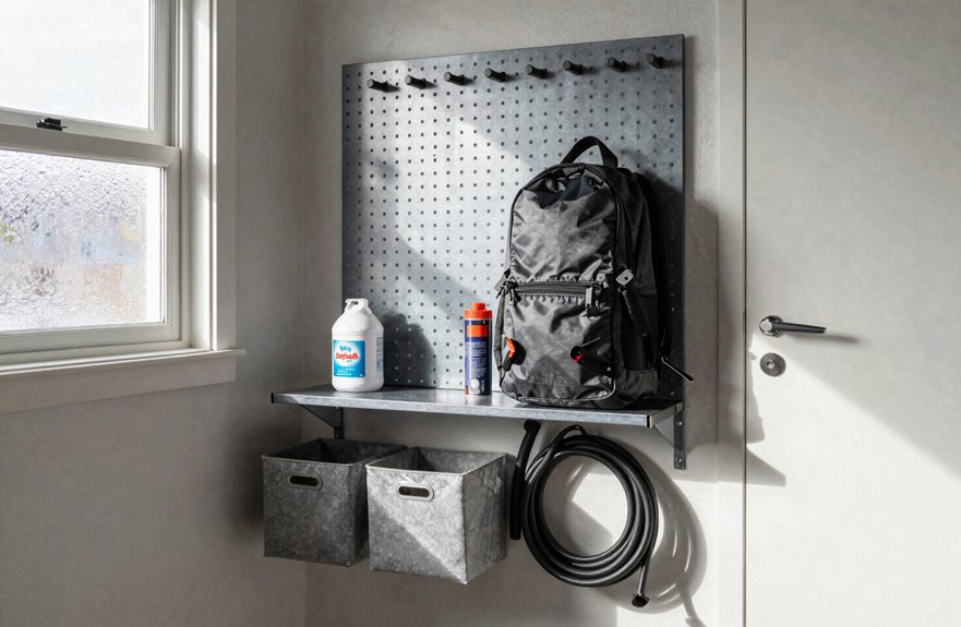 wall mount dry sheltered storage